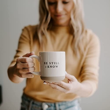 Be Still and Know Mug - Inspirational Christian Coffee Cup