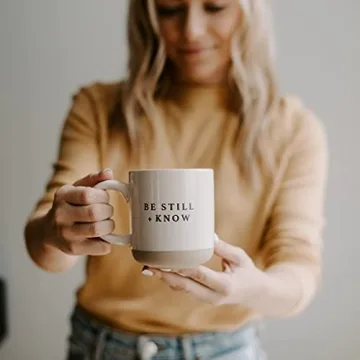Be Still and Know Mug - Inspirational Christian Coffee Cup
