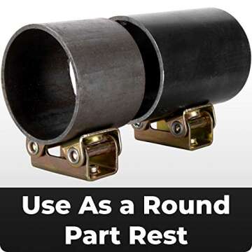 Strong Hand Tools, Magnetic V-Pads Kit, Magnets On Both Pad Face & Bottom, 4 Piece Kit (XDV4: 2 pcs. 2", Pull Force 12 lbs) (XFV4: 2 pcs. 2.2", Pull Force 18 lbs), MVDF44