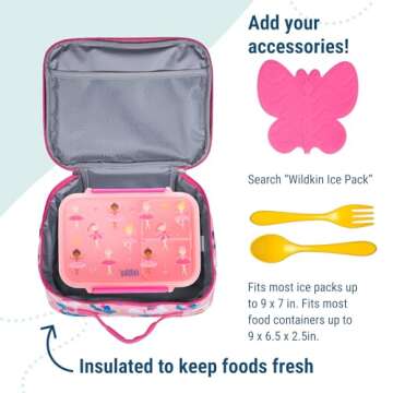 Wildkin Insulated Kids Lunch Box - Durable & Eco-Friendly