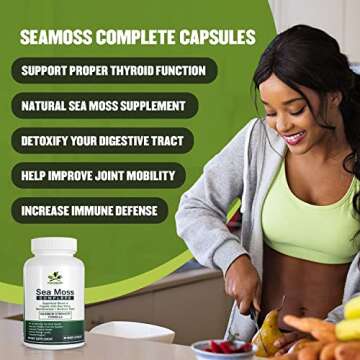 Wildcrafted Sea Moss Capsules for Immunity and Joint Health