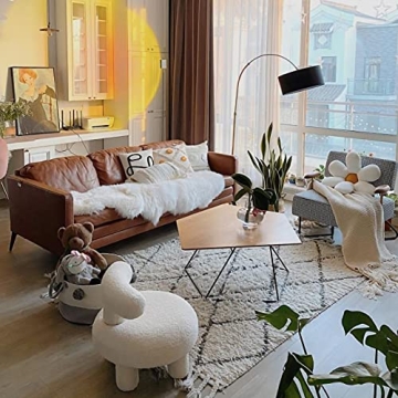 Cute LUGSHIREE Ottoman Pouf—Perfect for Home Decor