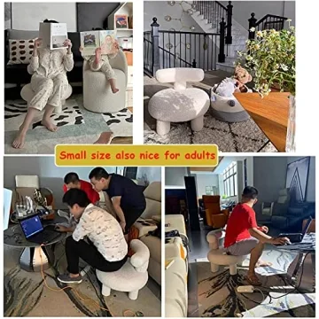 Cute LUGSHIREE Ottoman Pouf—Perfect for Home Decor