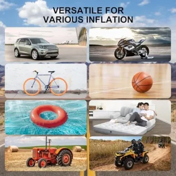 Portable Tire Inflator - 160 PSI Air Compressor for All