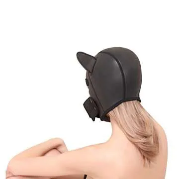 Breathable Neoprene Bondage Puppy Mask for Couples