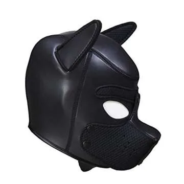 Breathable Neoprene Bondage Puppy Mask for Couples