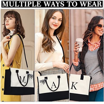 YOOLIFE Initial Tote Bag for Women - Practical & Stylish