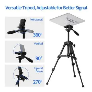 EAZUSE Starlink Mini Tripod Mount with Adjustable Height