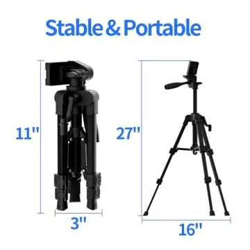 EAZUSE Starlink Mini Tripod Mount with Adjustable Height