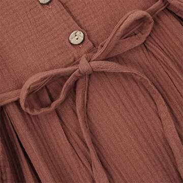 Gorgeous Toddler Baby Girl Cotton Linen Dress for All Occasions