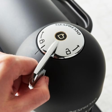 Nespresso Vertuo Coffee and Espresso Maker by Breville, Matte Black with Aeroccino Milk Frother