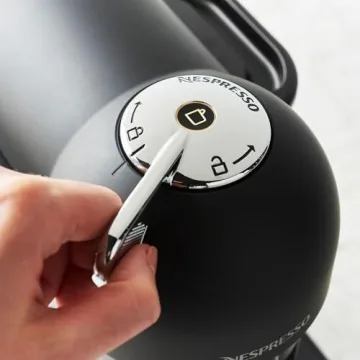 Nespresso Vertuo Coffee and Espresso Maker by Breville, Matte Black with Aeroccino Milk Frother