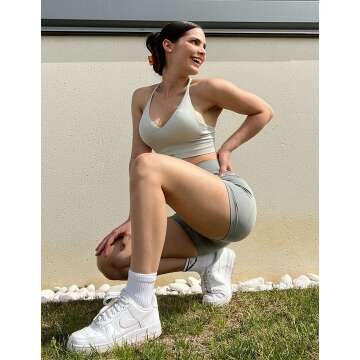 FRESOUGHT Women's Workout Sets - Ribbed & High Waist