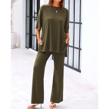 BTFBM Women's Comfortable 2 Piece Lounge Set - Stylish & Versatile