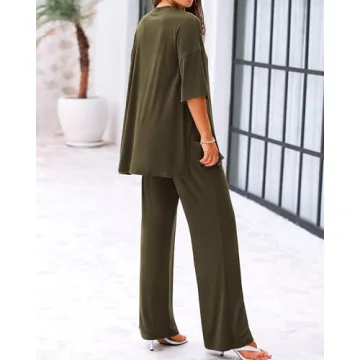 BTFBM Women's Comfortable 2 Piece Lounge Set - Stylish & Versatile