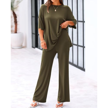 BTFBM Women's Comfortable 2 Piece Lounge Set - Stylish & Versatile