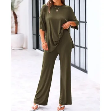 BTFBM Women's Comfortable 2 Piece Lounge Set - Stylish & Versatile