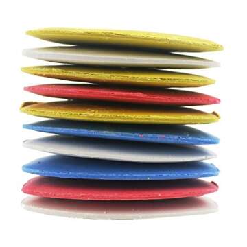 Ogrmar 10PCS Professional Tailors Chalk Triangle Markers Sewing Fabric Chalk