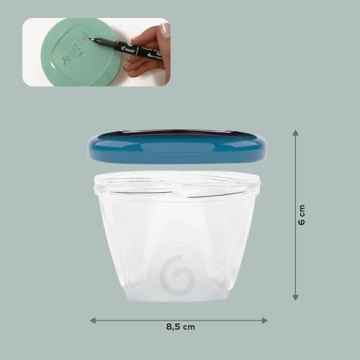 Babymoov Leak Proof Storage Bowls for Safe Food Storage