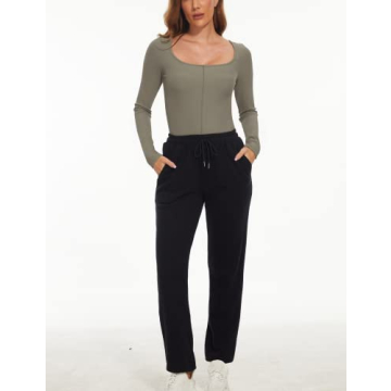 Stylish MISSACTIVER Women's Long Sleeve Workout Top