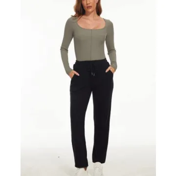 Stylish MISSACTIVER Women's Long Sleeve Workout Top