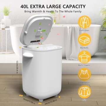 Luxury DEPFALL 40L Towel Warmer for Home Use