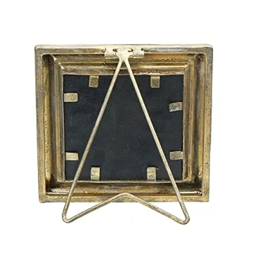 Antiqued Gold Square Picture Frame for Cherished Memories