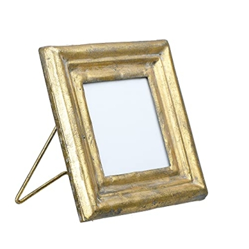 Antiqued Gold Square Picture Frame for Cherished Memories