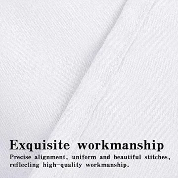 NTBAY 26x26 Euro Sham Covers - 2 Pack Brushed Microfiber 26x26 Pillow Covers - Soft, Wrinkle-Free, Fade-Resistant, Stain-Resistant, Euro Shams, Square Pillow Shams, White