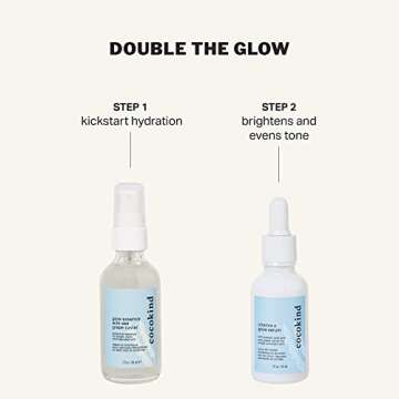 Cocokind Glow Essence with Sea Grape Caviar, Hydrating Primer and Facial Mist, Facial Moisturizer with Sea Buckthorn, Linoleic Acid, and Vitamin E