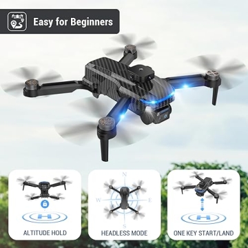 4K Drone for Kids Beginners Compact with Camera and Carrying Case