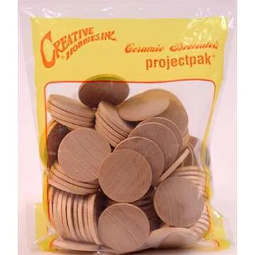 Creative Hobbies 1.5" Wood Cutouts for Arts & Crafts