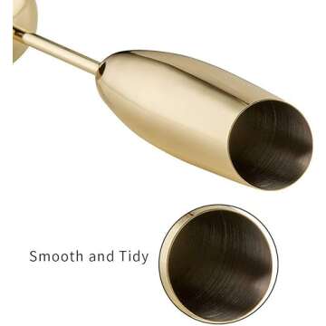 Gold Champagne Flutes Set - Unbreakable & Elegant Drinkware