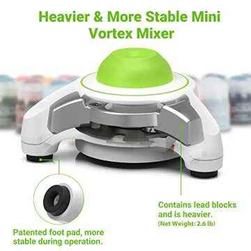 Mini Vortex Mixer for Paint and Nail Polish - 5600 RPM