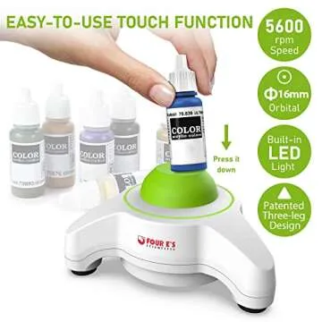 Mini Vortex Mixer for Paint and Nail Polish - 5600 RPM