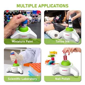 Mini Vortex Mixer for Paint and Nail Polish - 5600 RPM