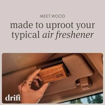 Drift Car Air Freshener - Eco-Friendly Wood Deodorizer