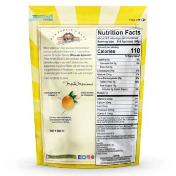 Mariani Premium Ultimate Dried Apricots | No Sugar Added, Gluten Free, Vegan Snacks, 48oz Bulk Bag