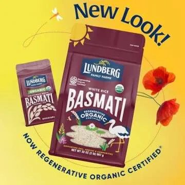 Organic Basmati Rice – Lundberg White Rice, Fluffy & Aromatic