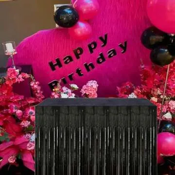 Black Streamers Party Decorations for Any Occasion