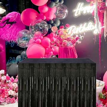 Black Streamers Party Decorations for Any Occasion