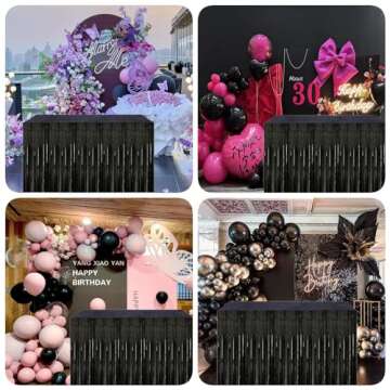 Black Streamers Party Decorations for Any Occasion