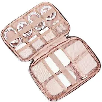 BELALIFE Portable Travel Cable Organizer Bag, Tech Storage Bag for Cord, Charger, Phone, Earphone, H...