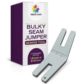Bulky Seam Jumper Tool for Effortless Sewing Across All Fabric Types