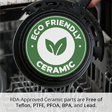 Aria Air Fryer RAF-595 - Compact 2Qt Air Fryer