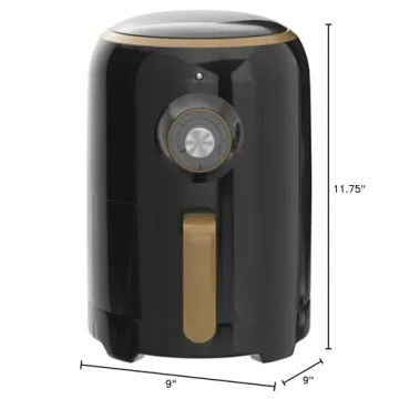 Aria Air Fryer RAF-595 - Compact 2Qt Air Fryer