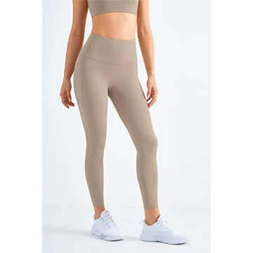 altiland No Front Seam Workout Leggings for Women