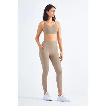 altiland No Front Seam Workout Leggings for Women