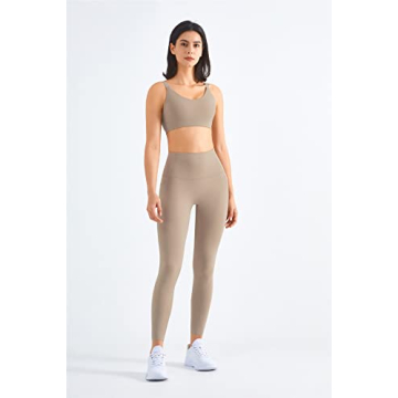 altiland No Front Seam Workout Leggings for Women