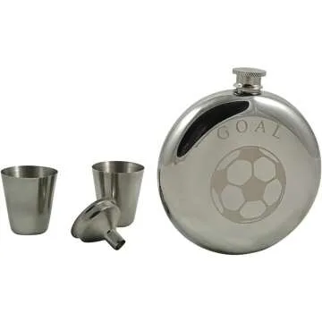 Soccer Flask Gift Set for Fans and Players